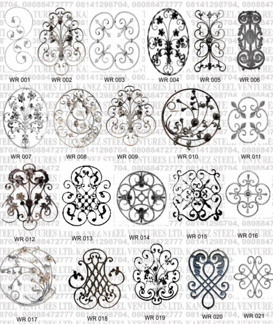 Wrought Iron Rosettes